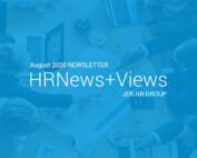August 2020 JER HR newsletter archive about politics at work
