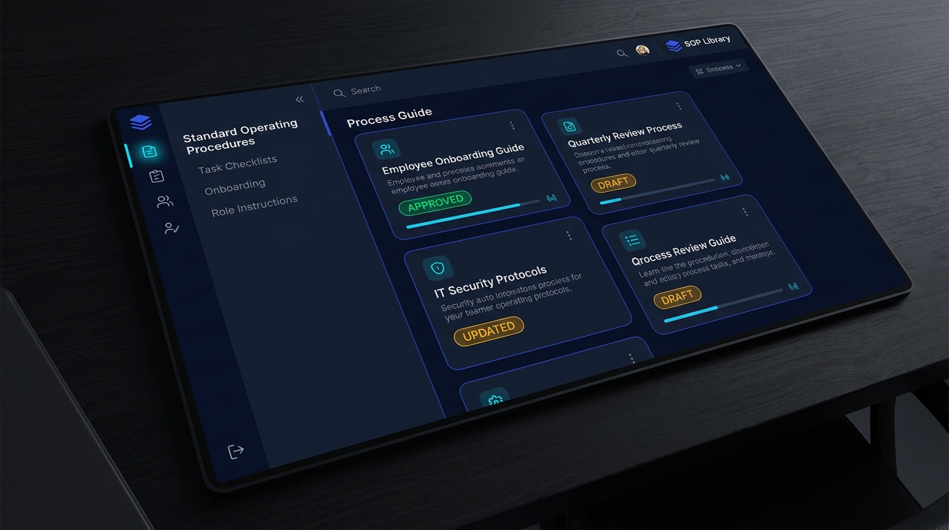 SOP Library Dashboard