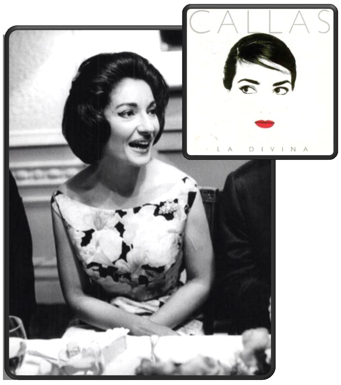 Maria Callas à bord du O'Remington