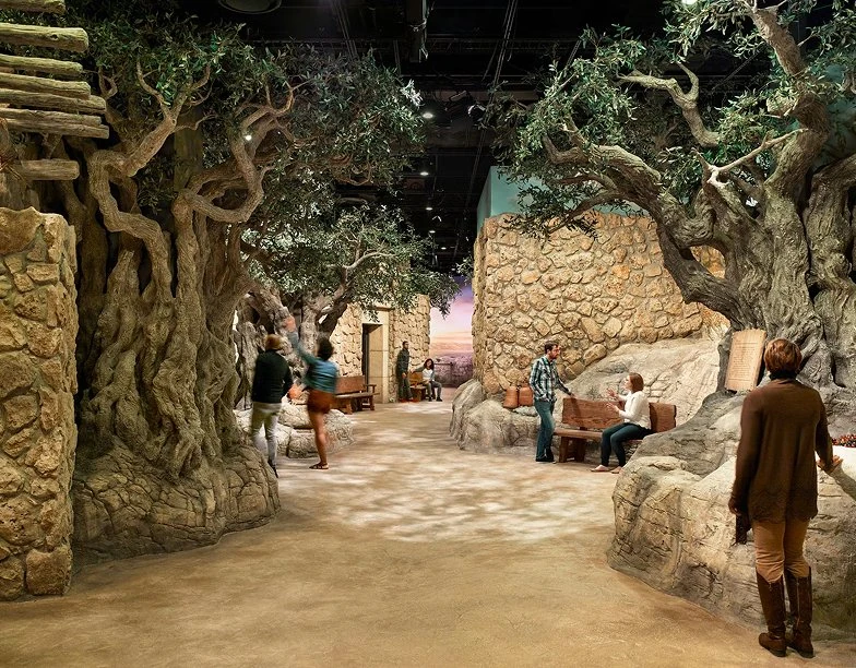 An immersive gallery inside Museum of the Bible in Washington, DC