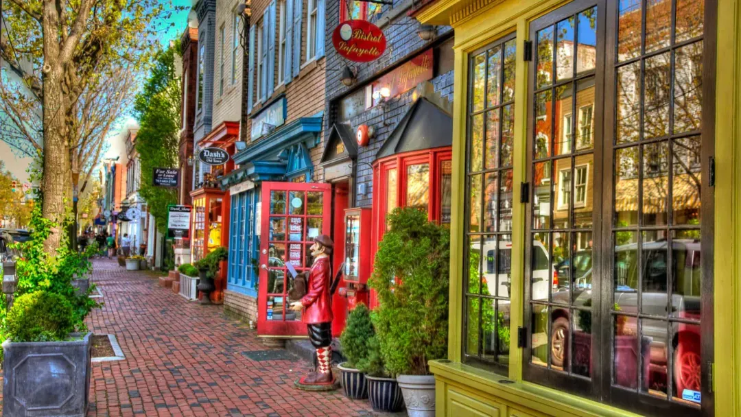 A historic neighborhood near Washington, DC