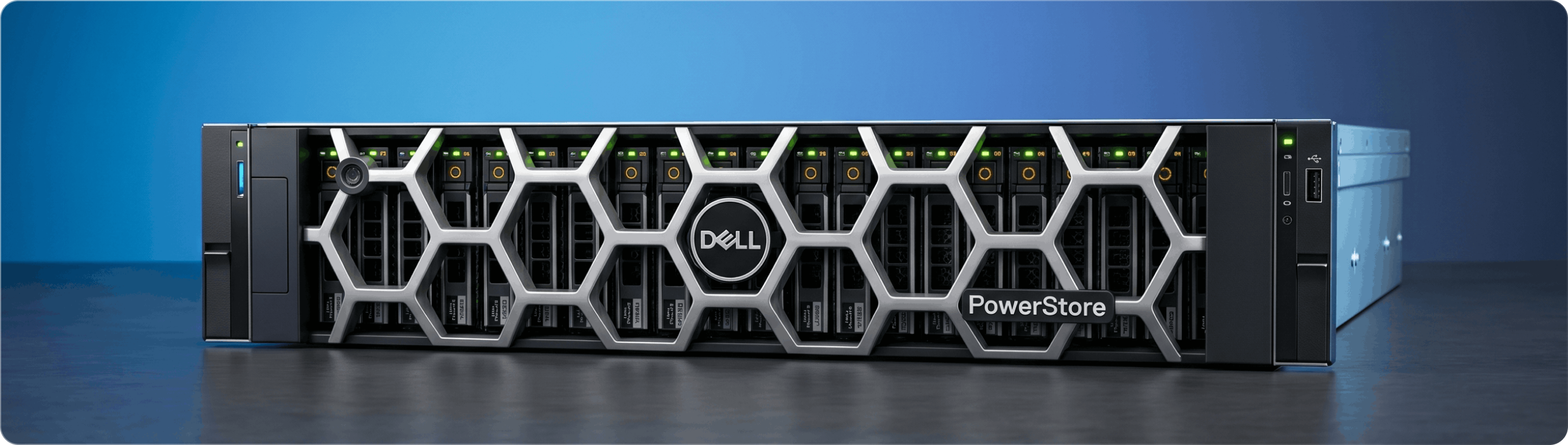Servidor Dell PowerStore para almacenamiento empresarial en data center
