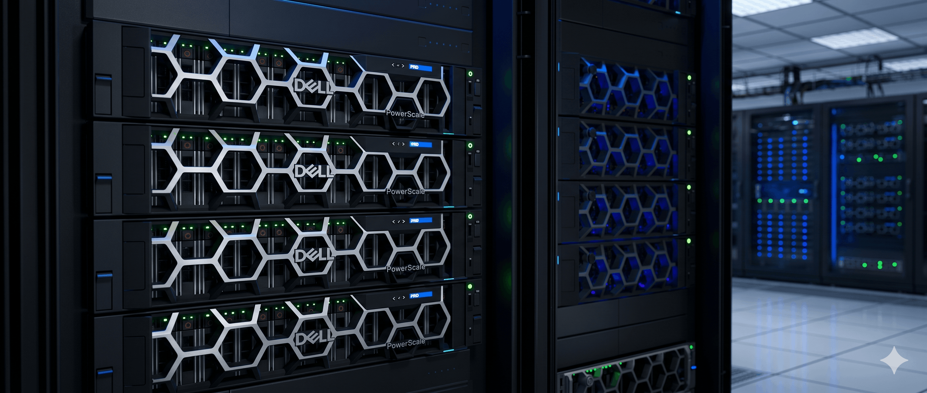 Servidores Dell PowerScale en datacenter
