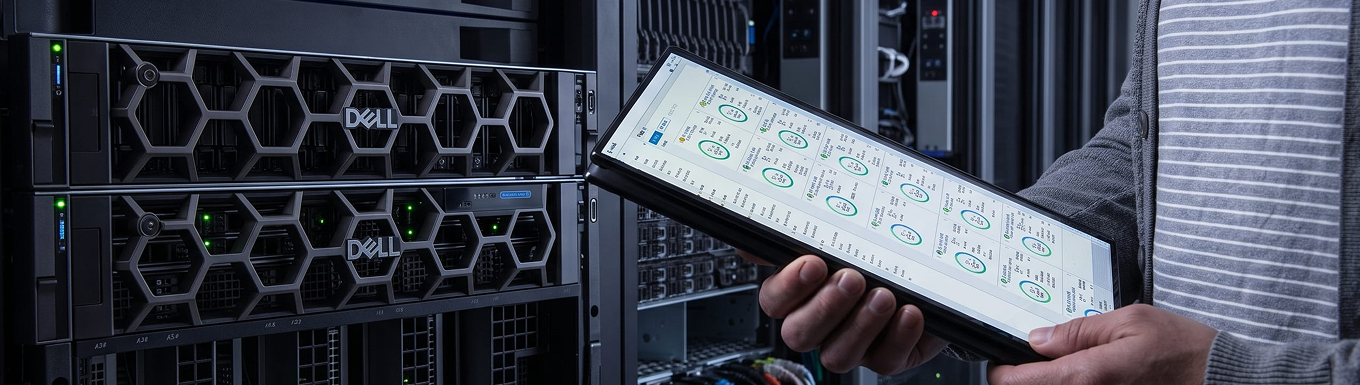 Servidor Dell PowerStore para almacenamiento empresarial en data center