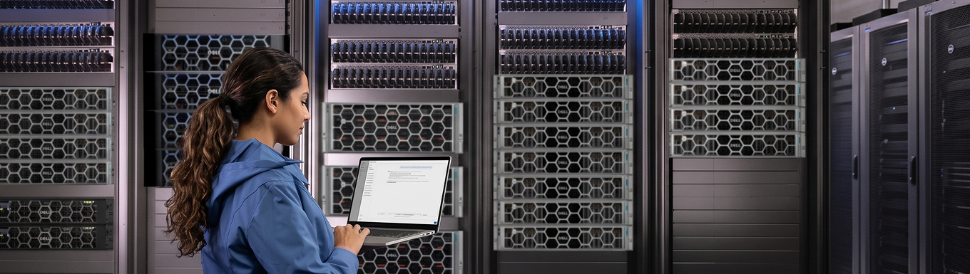 Servidor Dell PowerStore para almacenamiento empresarial en data center