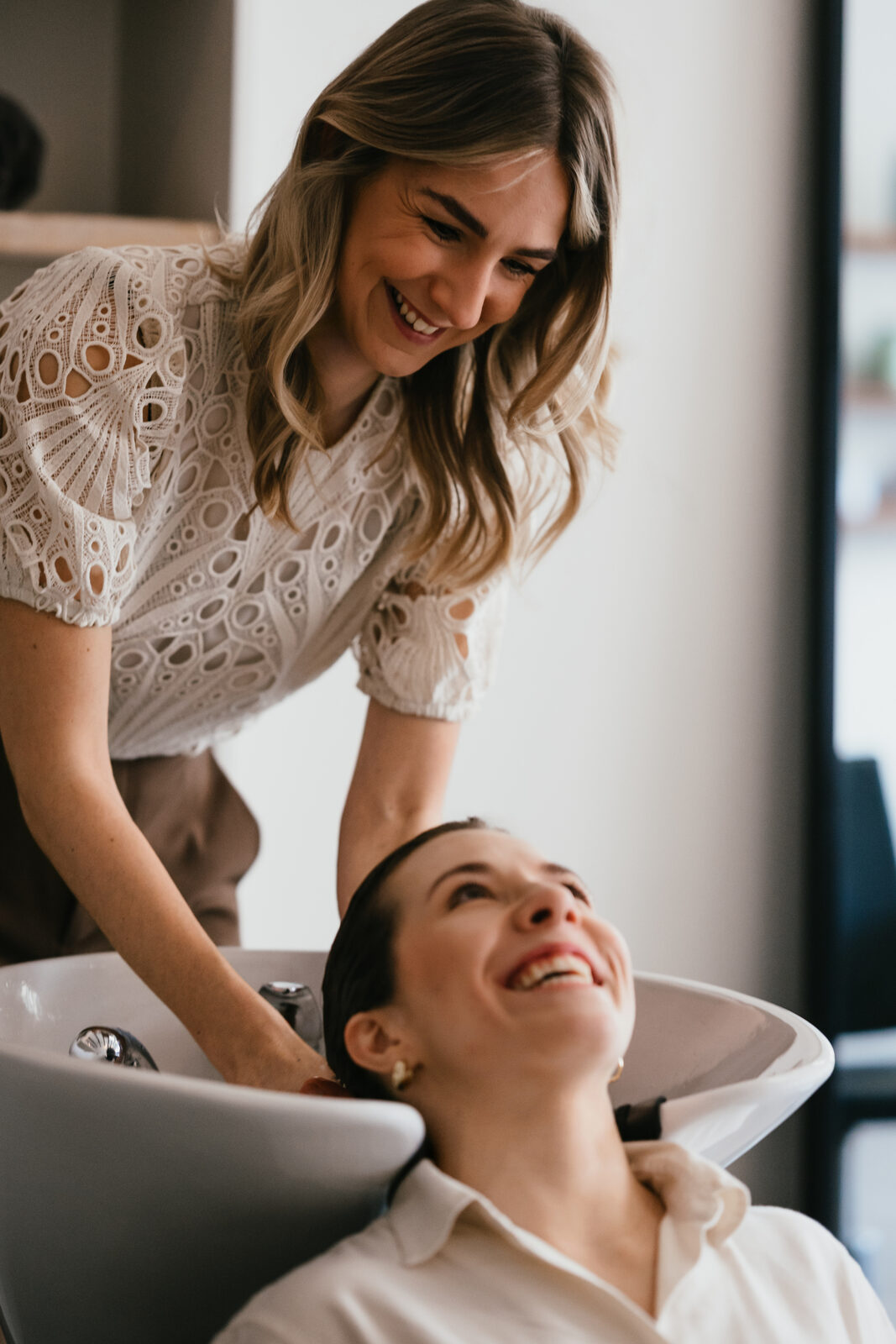 Klant bij Het Haaratelier