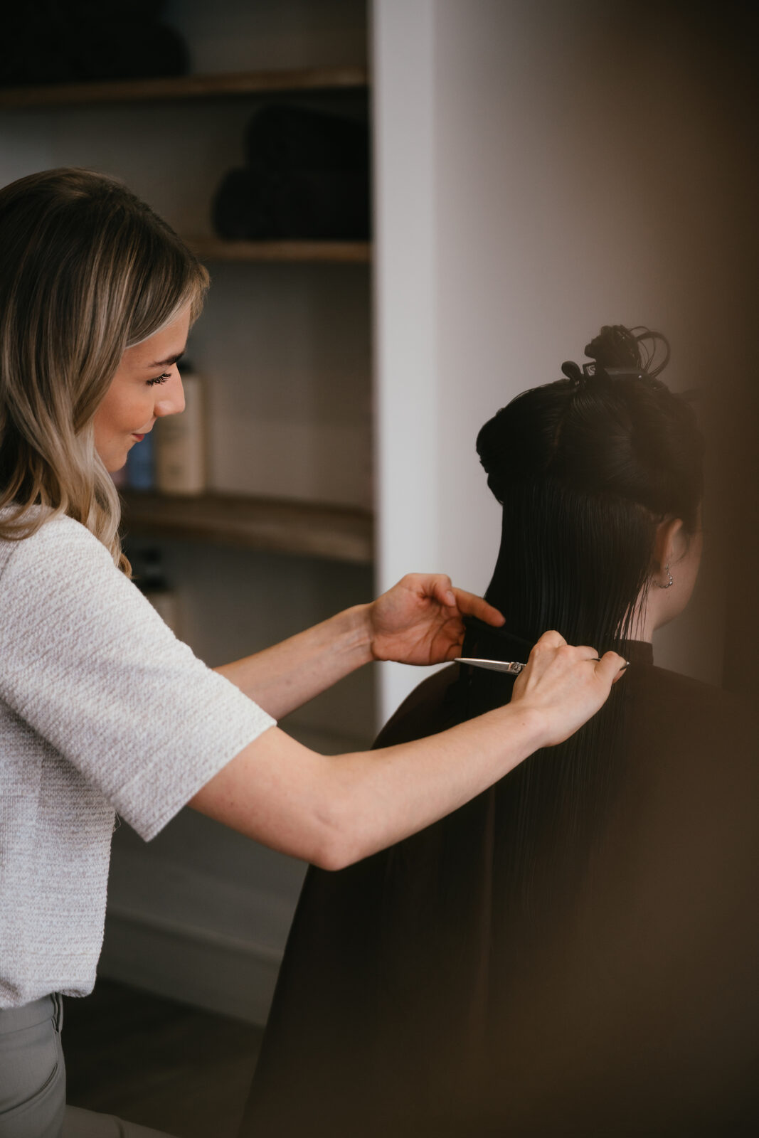 Klant bij Het Haaratelier