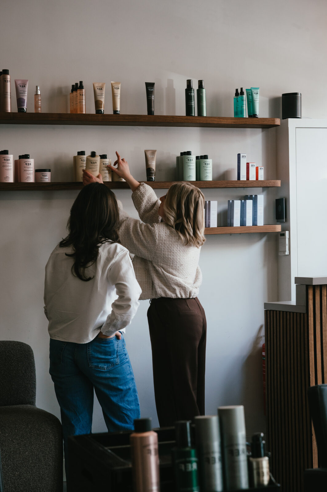 Klant bij Het Haaratelier
