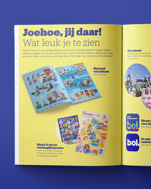 Een Sinterklaas-speelgoedboek dat alleen op papier bestond, terwijl kinderen allang op tablets en telefoons keken. Matty hielp het eerste speelgoedboek bouwen dat print en app samenbracht. Dit was onderdeel van een bredere rol in branding, advertising en corporate identity bij bol.com. 