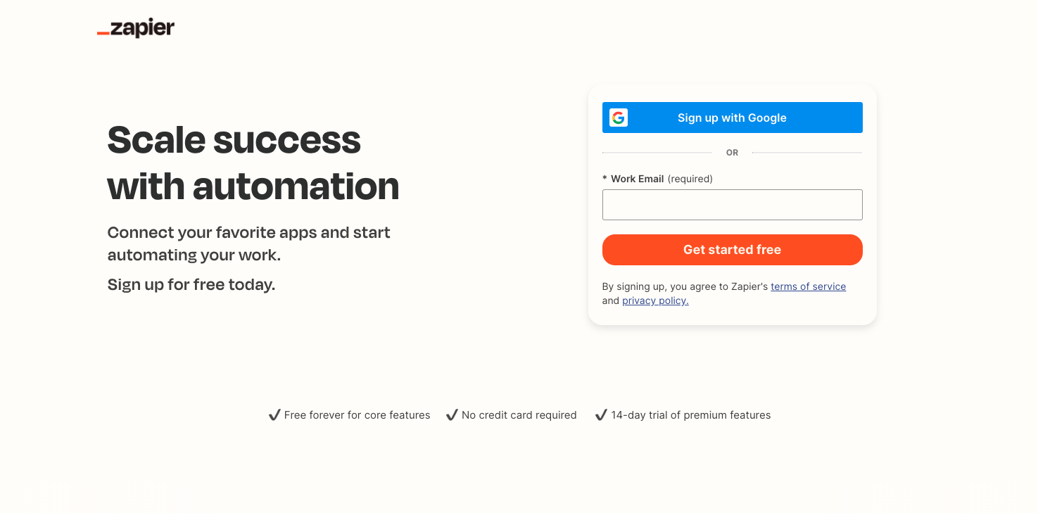 AI tool: Zapier