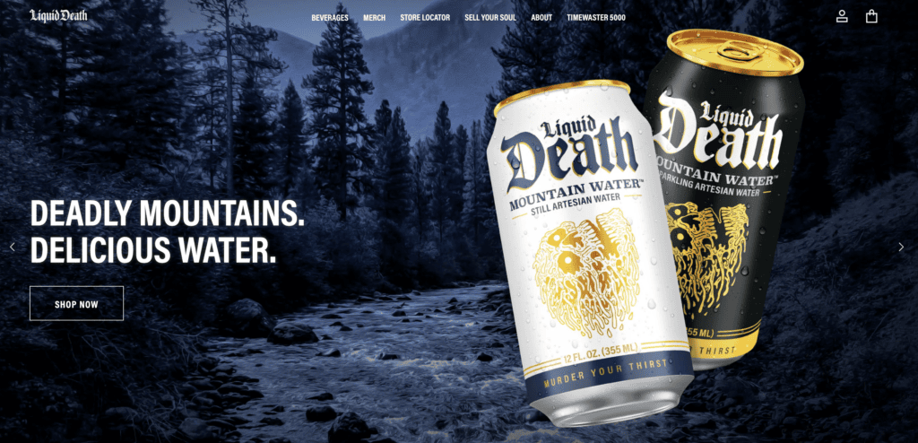 Brand personality: Liquid Death