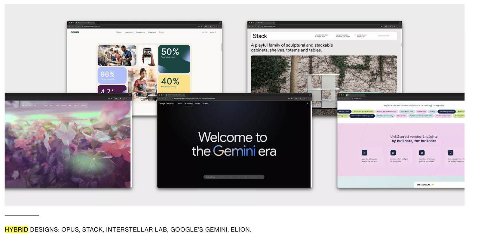 Graphic design trends example