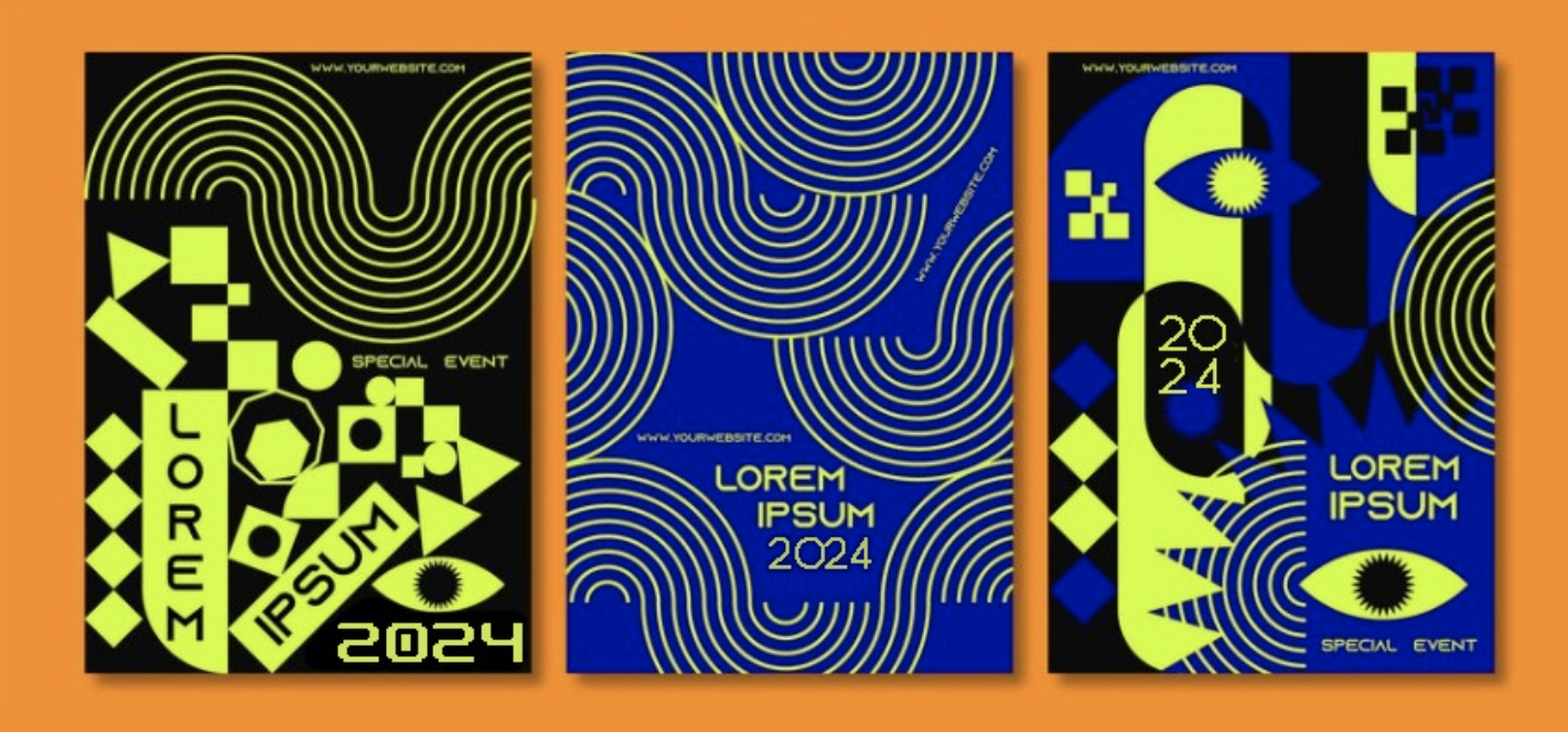 Graphic design trends maximalist example