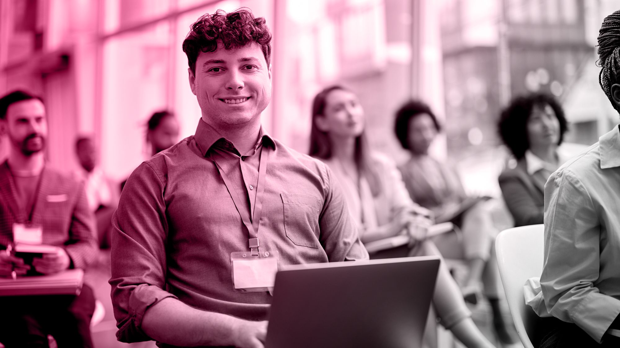 Person holding laptop. How To Optimize Your LinkedIn Profile To Make It Stand Out