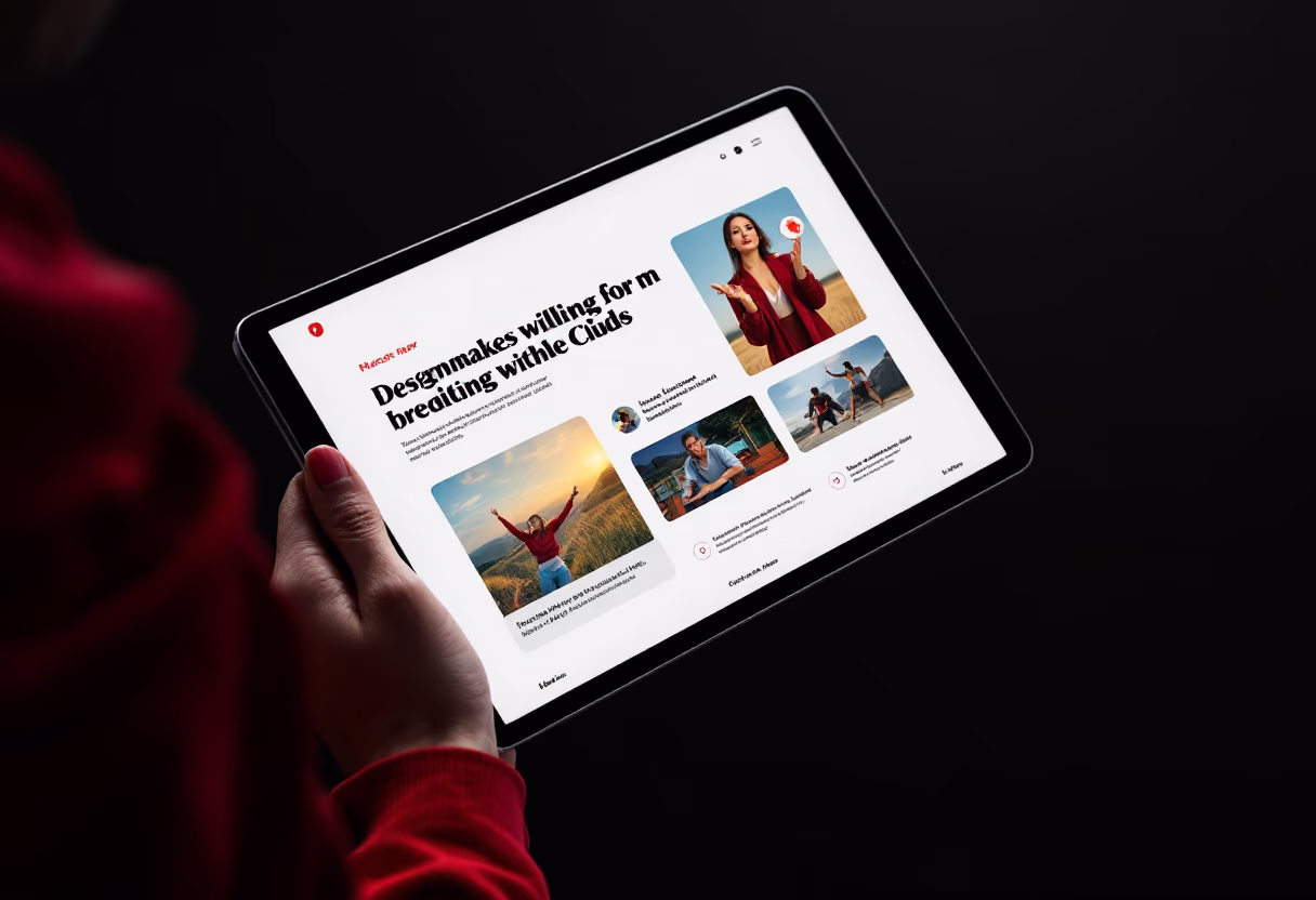 [digital project] image of past client project on a tablet (for a ai developer tools)