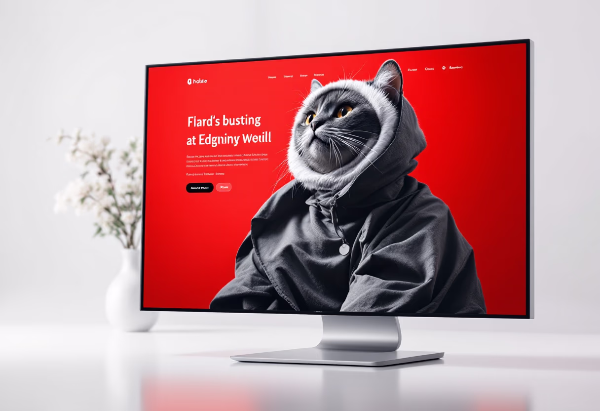 [digital project] image of website design for ai developer tools