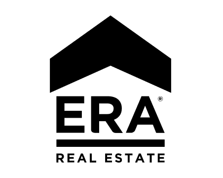 ERA Real Estate logo with a house roof symbol above the ERA text.