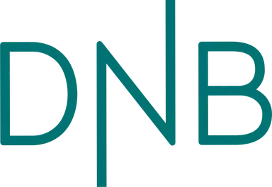 The logo for DNB