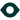 Small teal eye icon with a circle design on a white background.