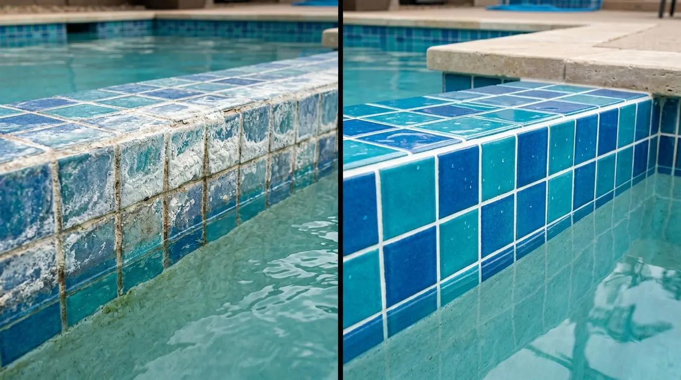 Pool Tile Cleaning