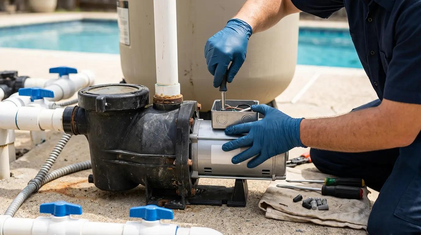 Pool Tile Cleaning