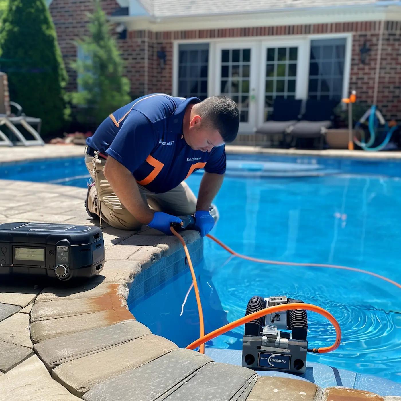 Pool Tile Cleaning