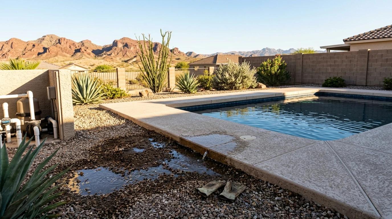 Pool Tile Cleaning