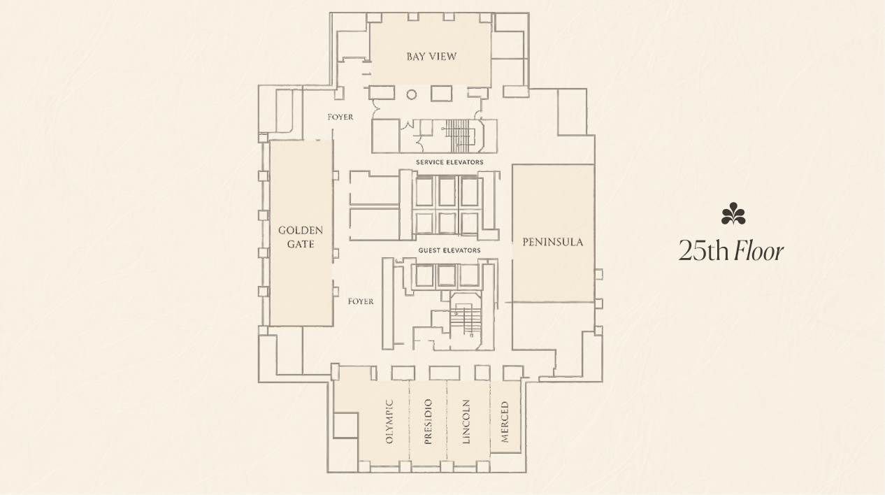 25th Floor Plan