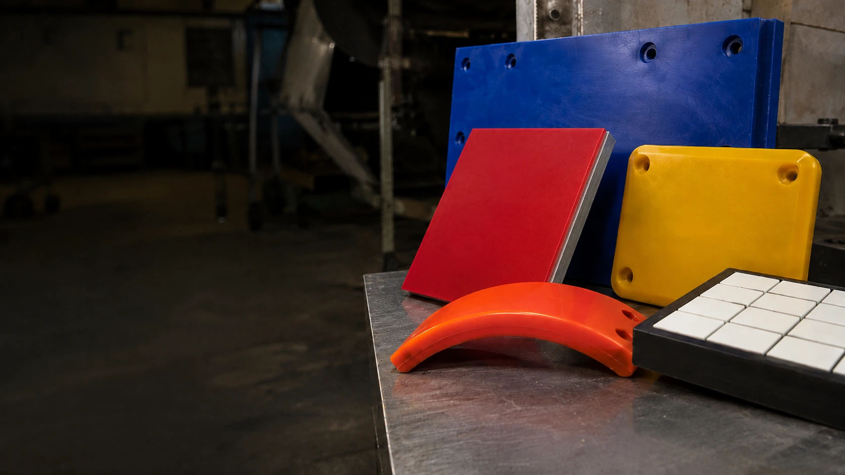 Plaques et garnitures d'usure en polyuréthane coulé