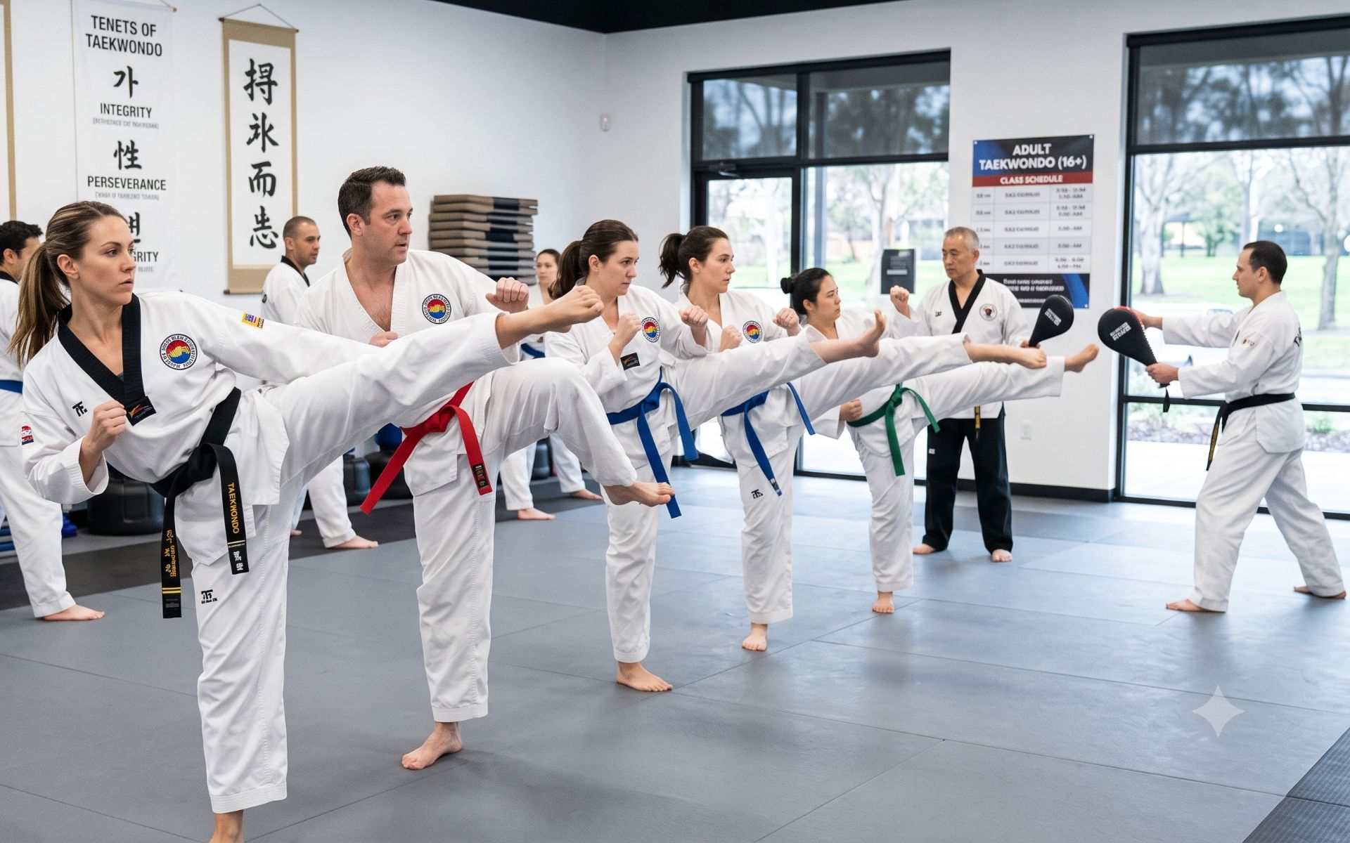 Adult Taekwondo Program (Ages 16+)