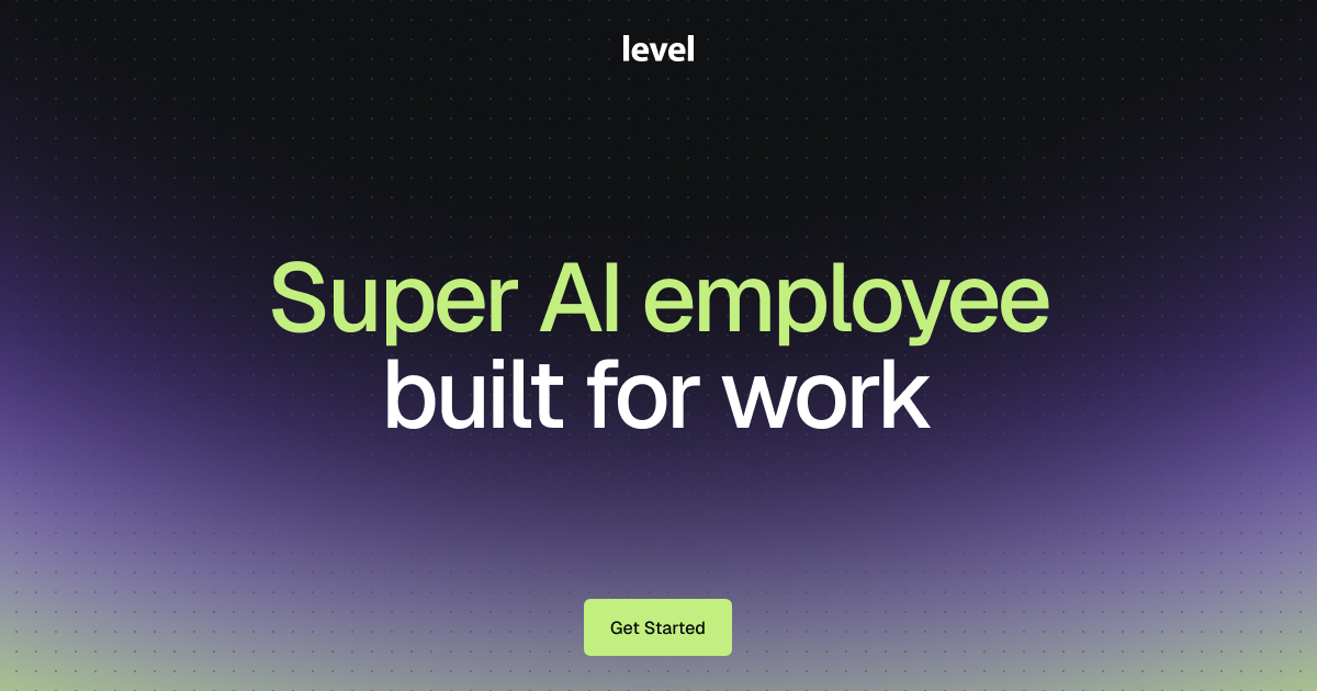 Level AI website preview
