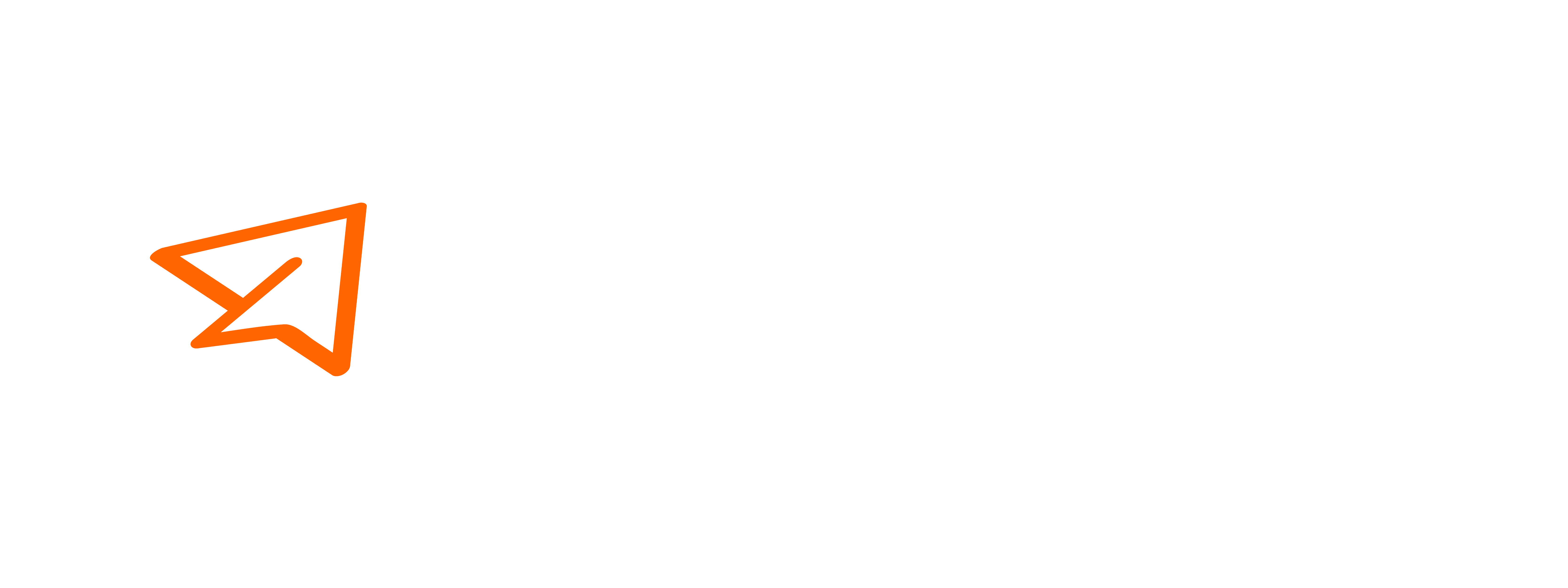 Rescrybe logo with an orange paper plane and white text.