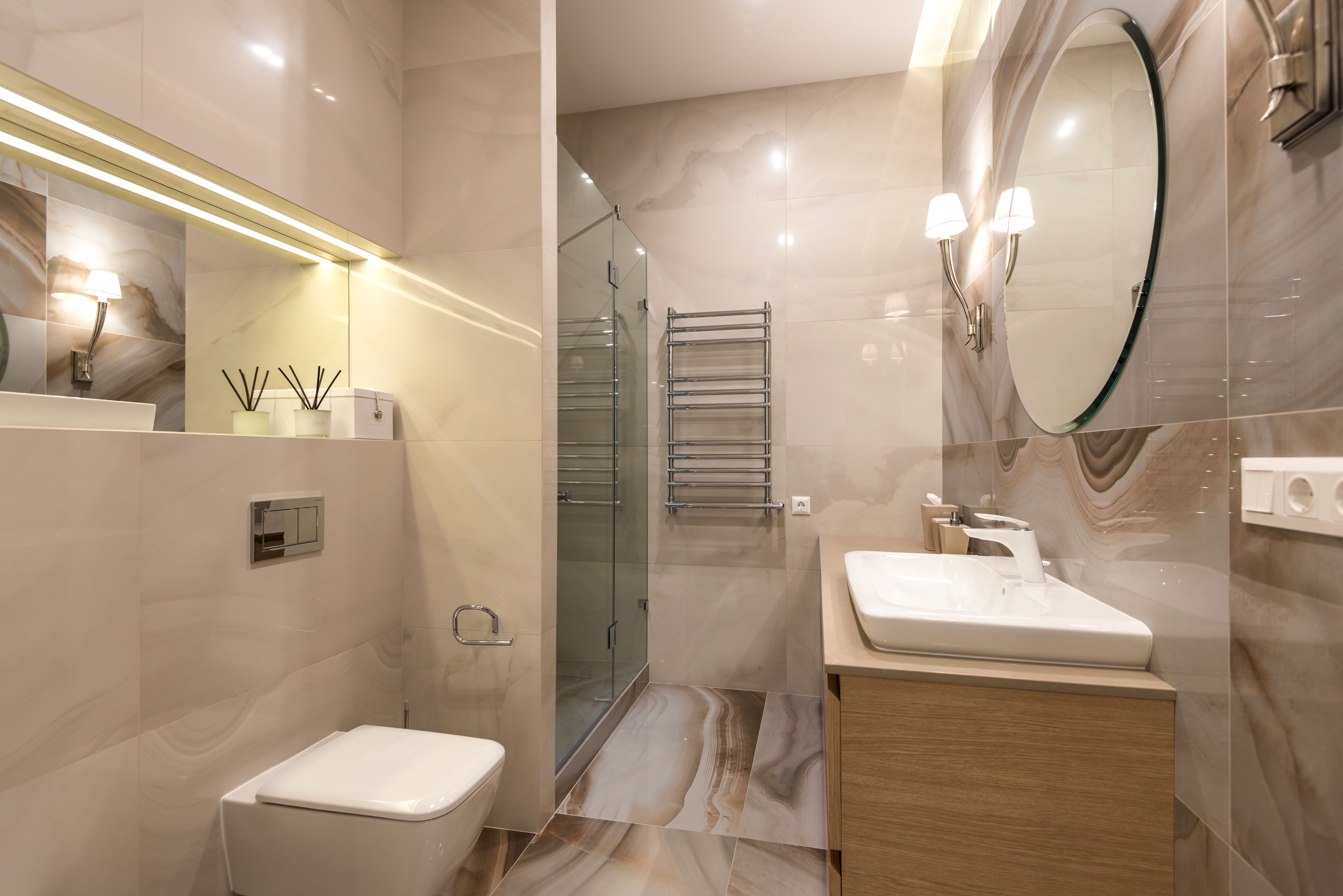 Bathroom remodel by Coastal Builders Associates