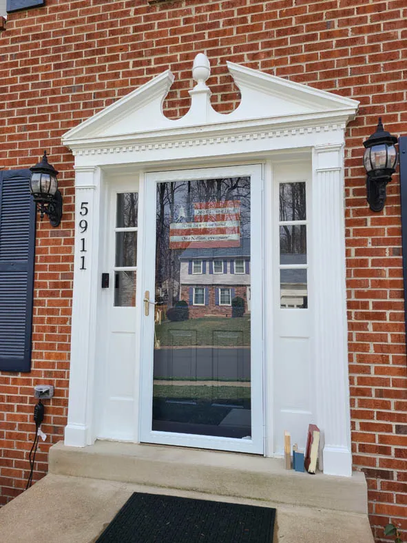 Entry door installation project photo