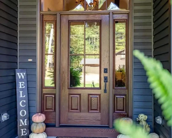 Entry door installation project photo