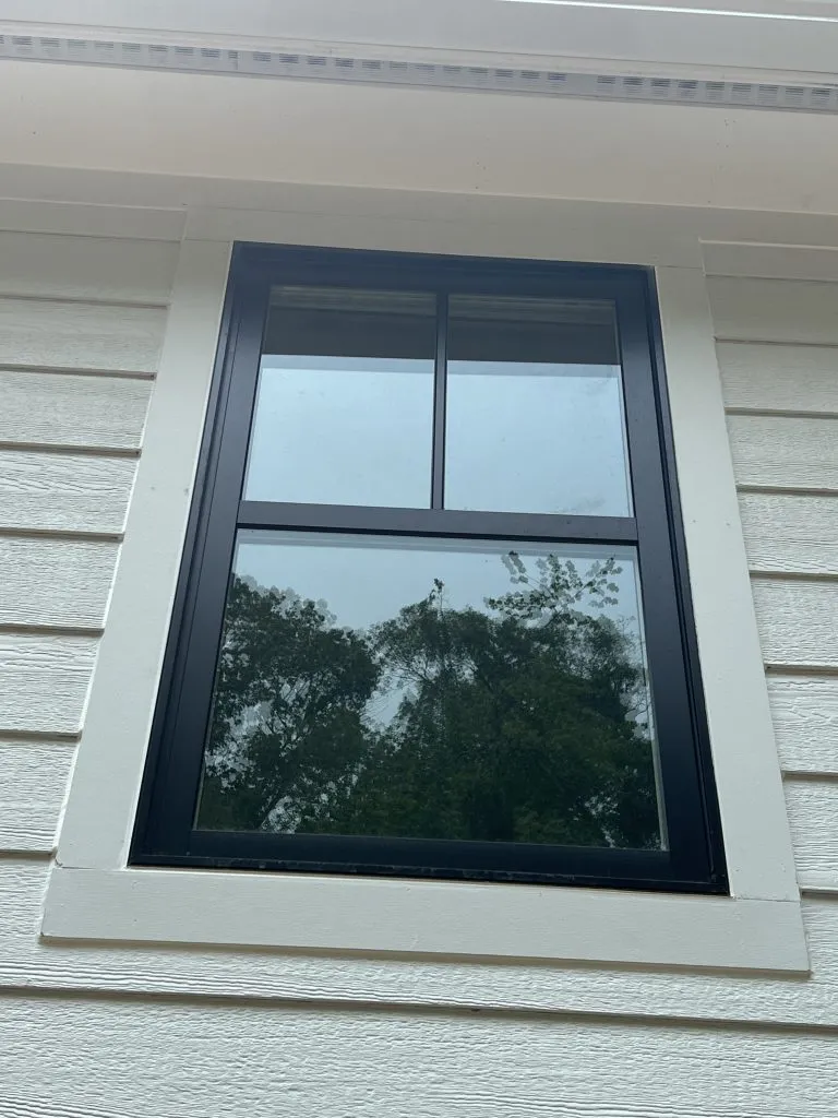 Replacement window installation project photo