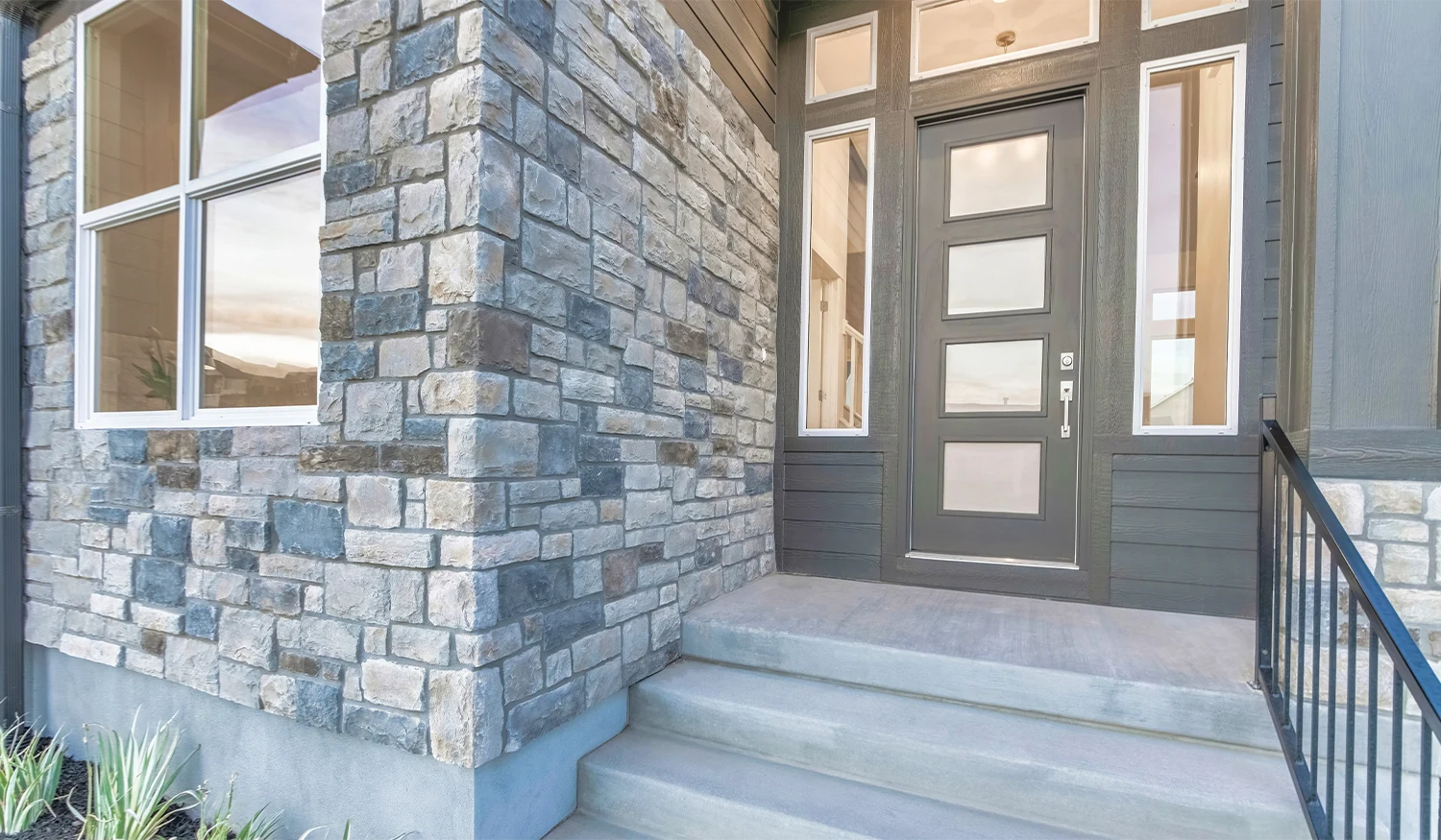 Entry door installation project photo