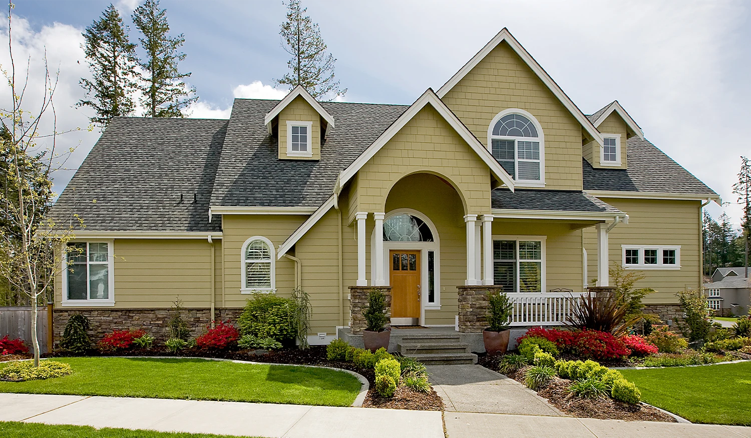Home exterior renovation project photo