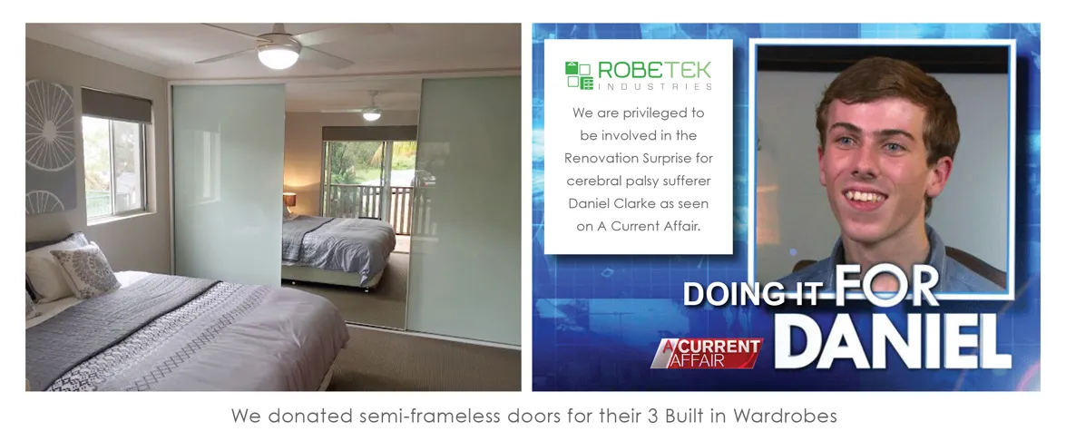 Built In Wardrobe Renovation donation for Daniel Clarke 