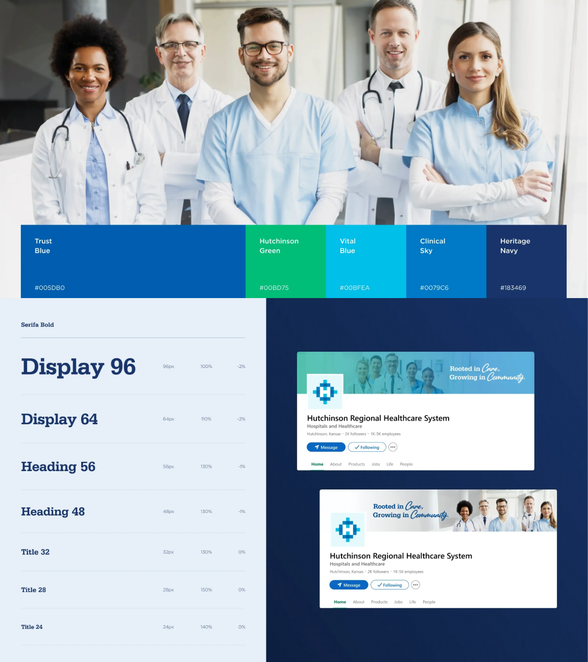 Hutchinson Regional Medical Center brand identity