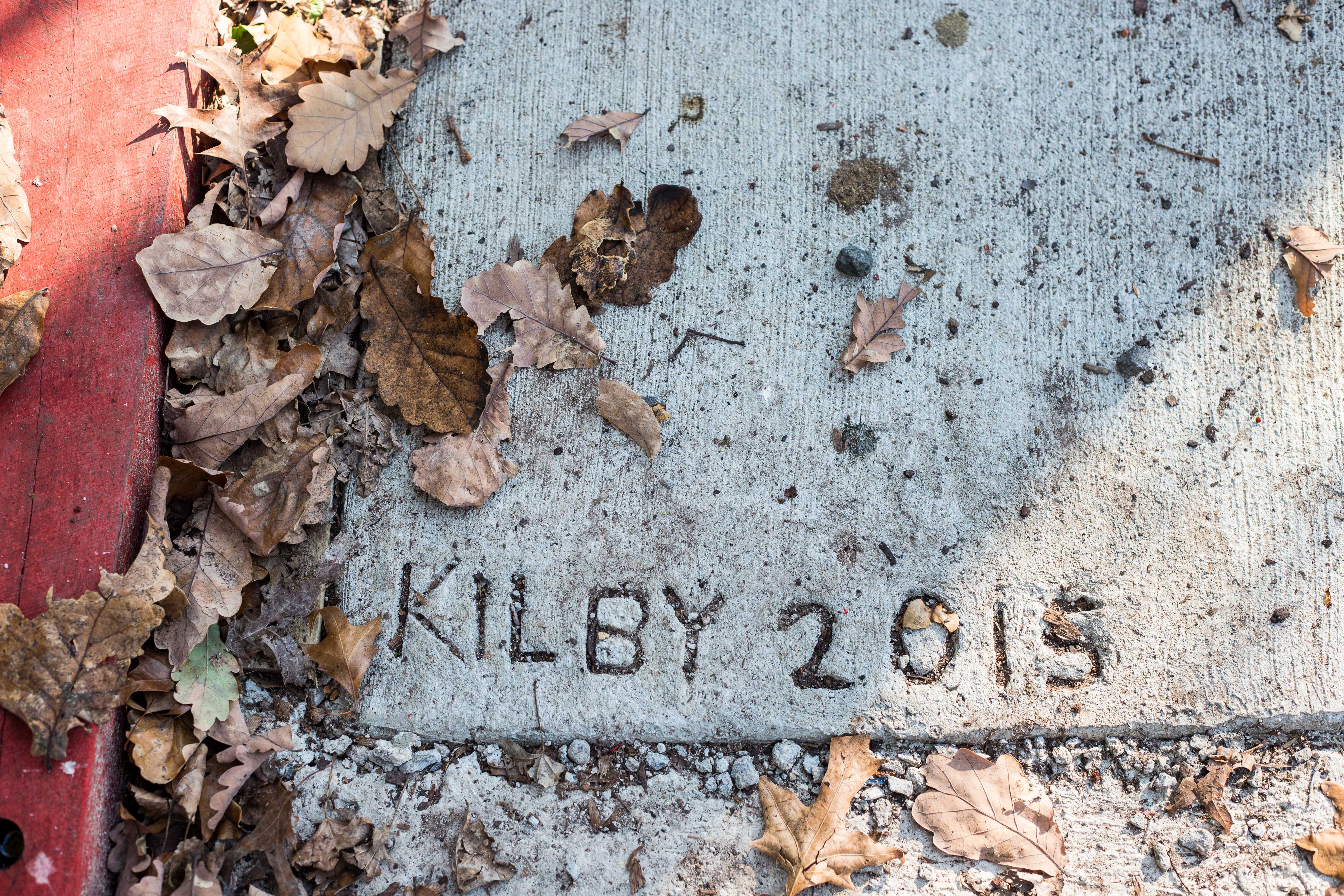 wooden bridge built by kilby tree farm