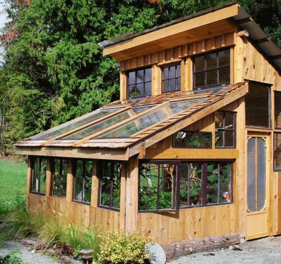 classic timber greenhouse