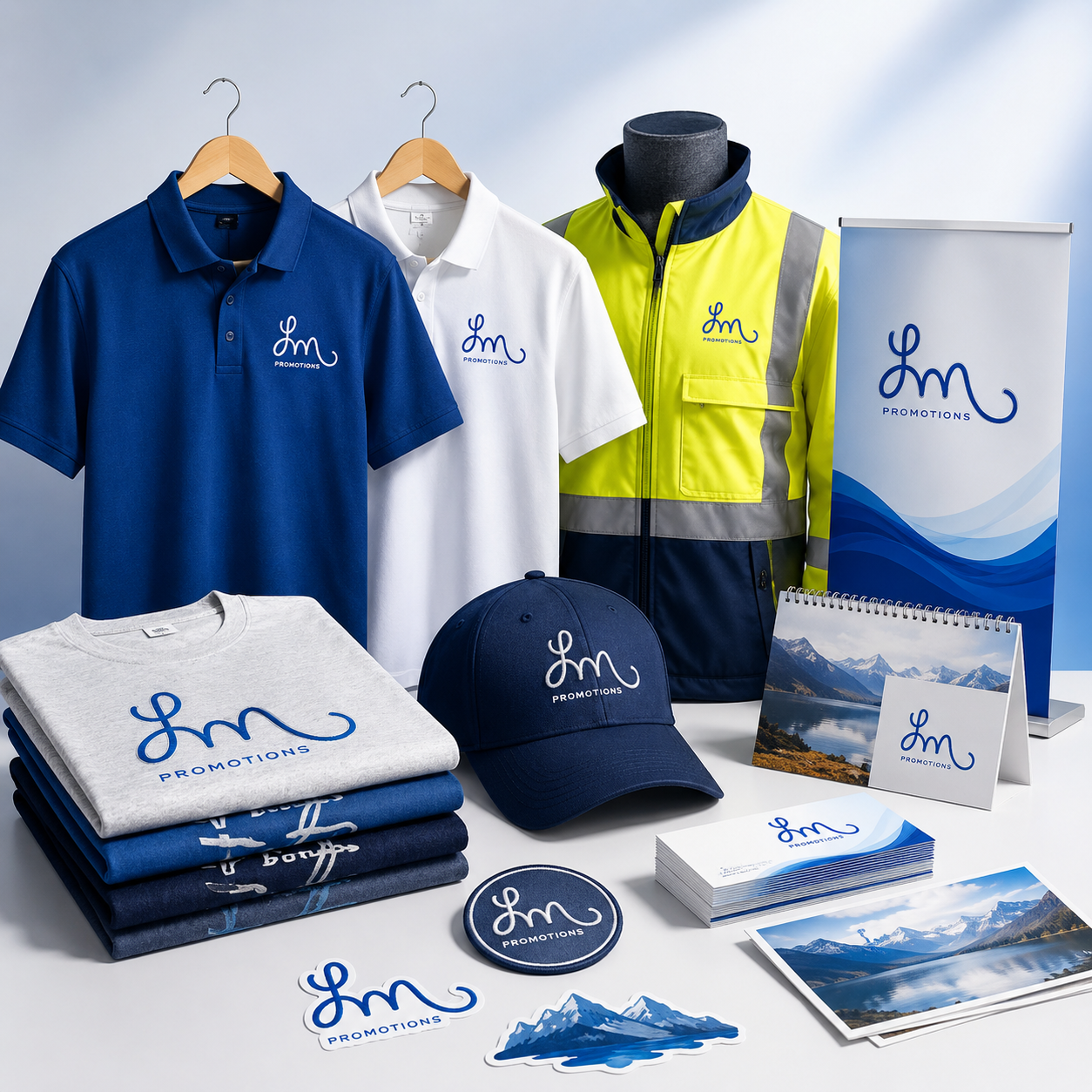 image of branding materials (for a graphic design studio)