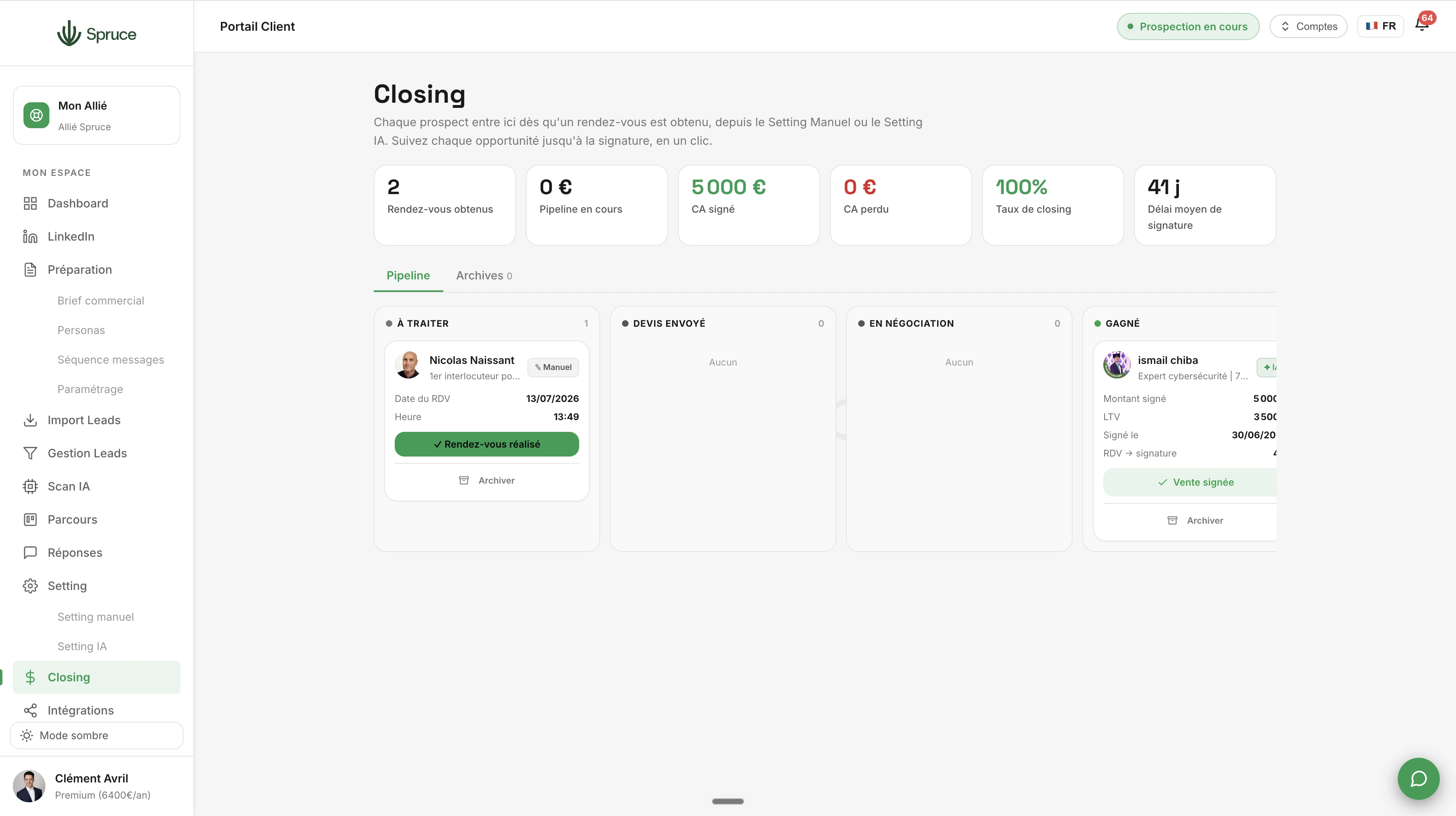 Interface Closing Spruce