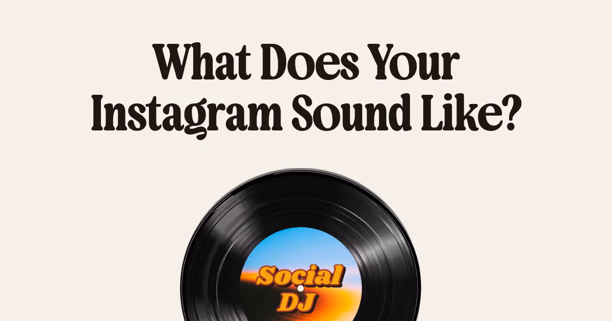 socialdj.com — Enter your Instagram, TikTok, or X handle. Social DJ analyzes your profile’s content and…