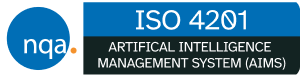 NQA ISO 42001 certified, AI management system