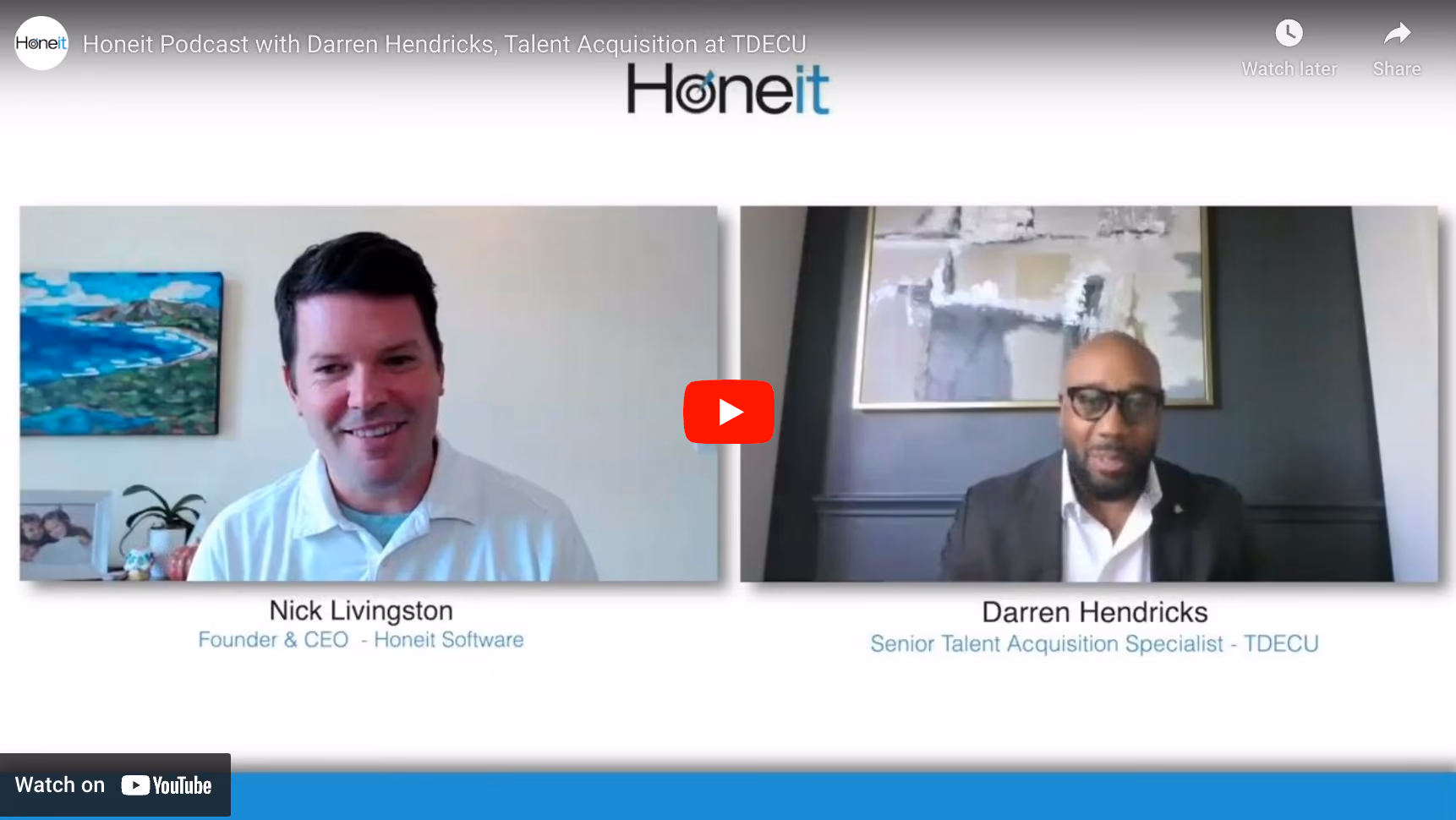 Darren Hendricks, Talent Acquisition at TDECU