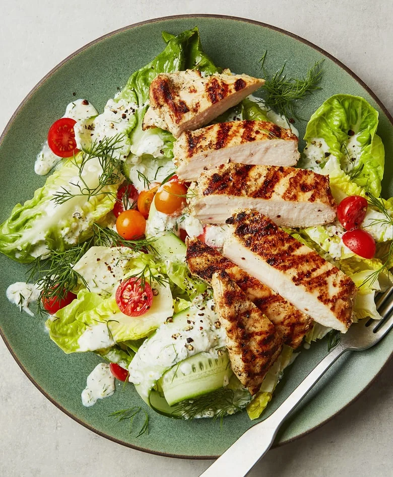Salad with chicken