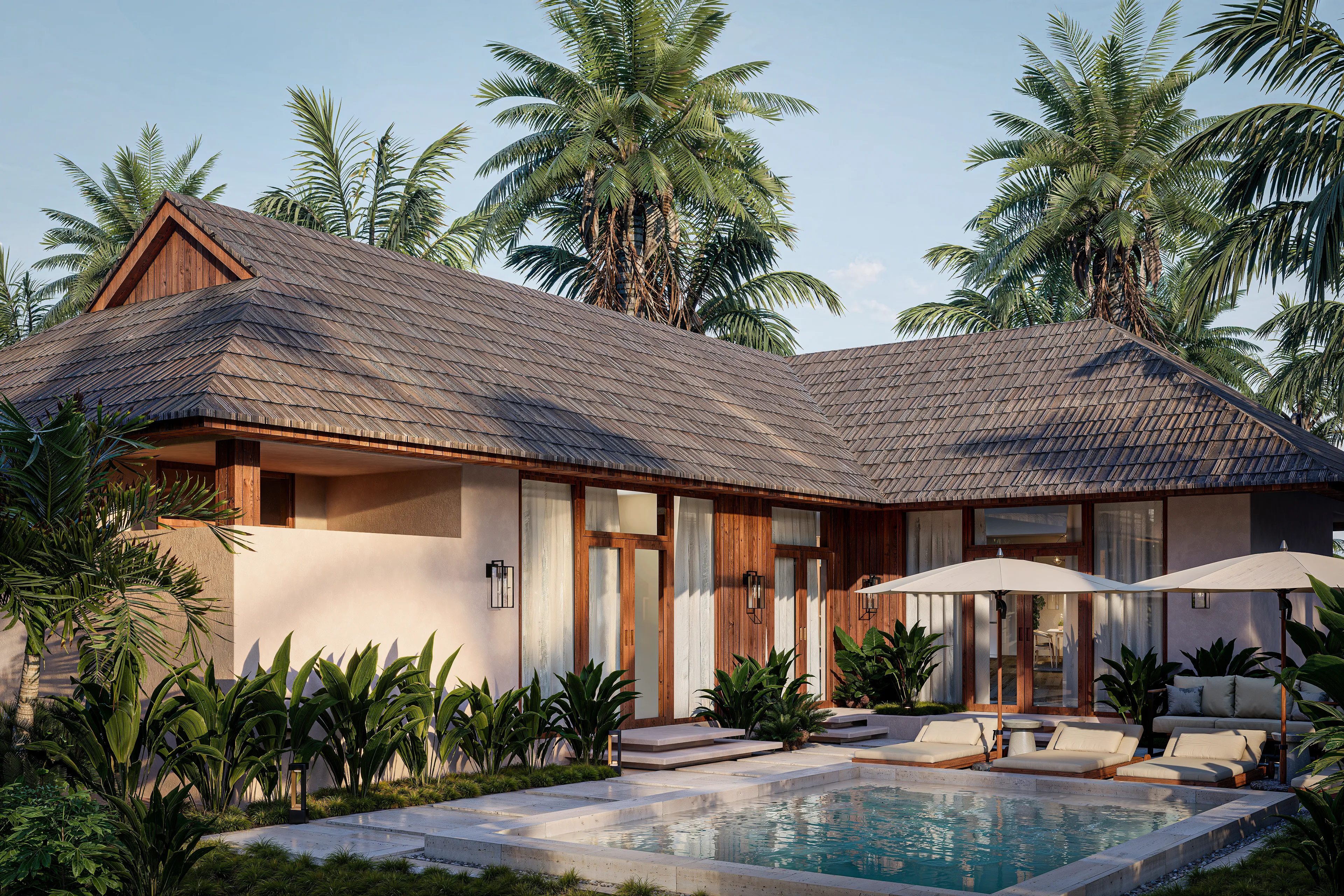 Two-bedroom villa