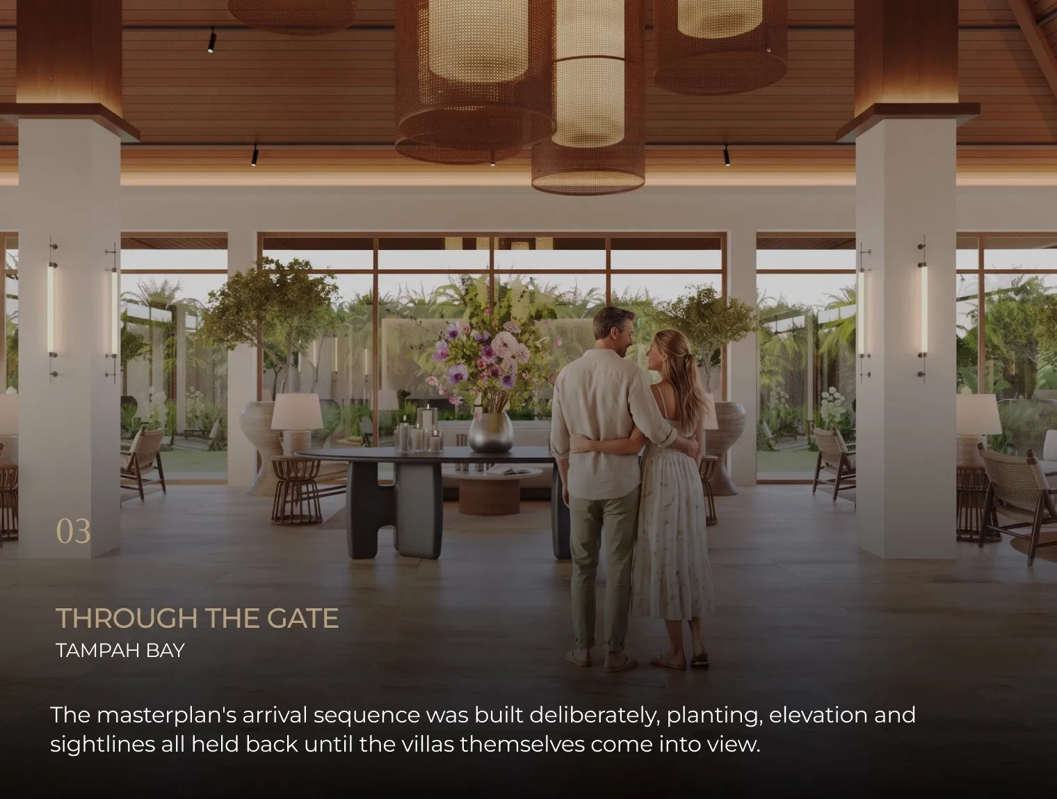 Through the gate — Tampah Bay